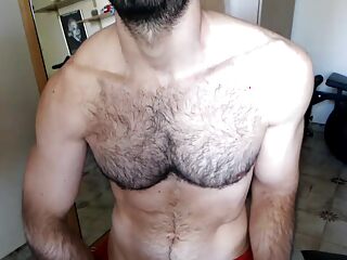Turkish straight guys indulge in webcam sessions, showing off their muscular bodies and engaging in passionate kisses.
